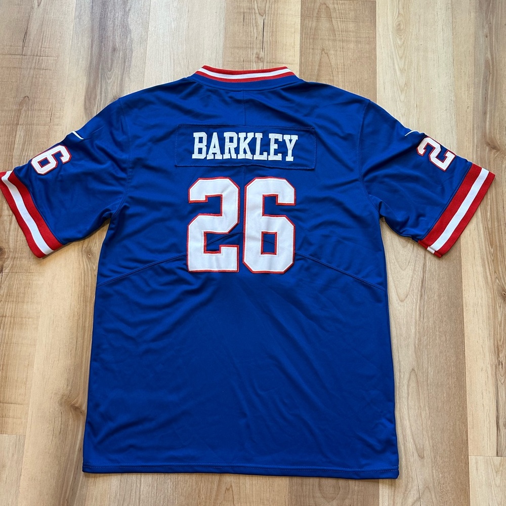 Men's New York Giant Barkley Nike Royal Classic Vapor Elite Player Jersey - Picture 5 of 13